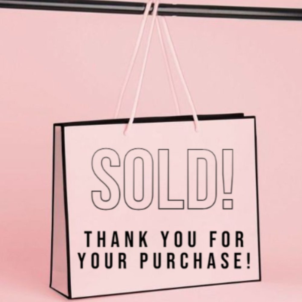 Items passed this point are sold!